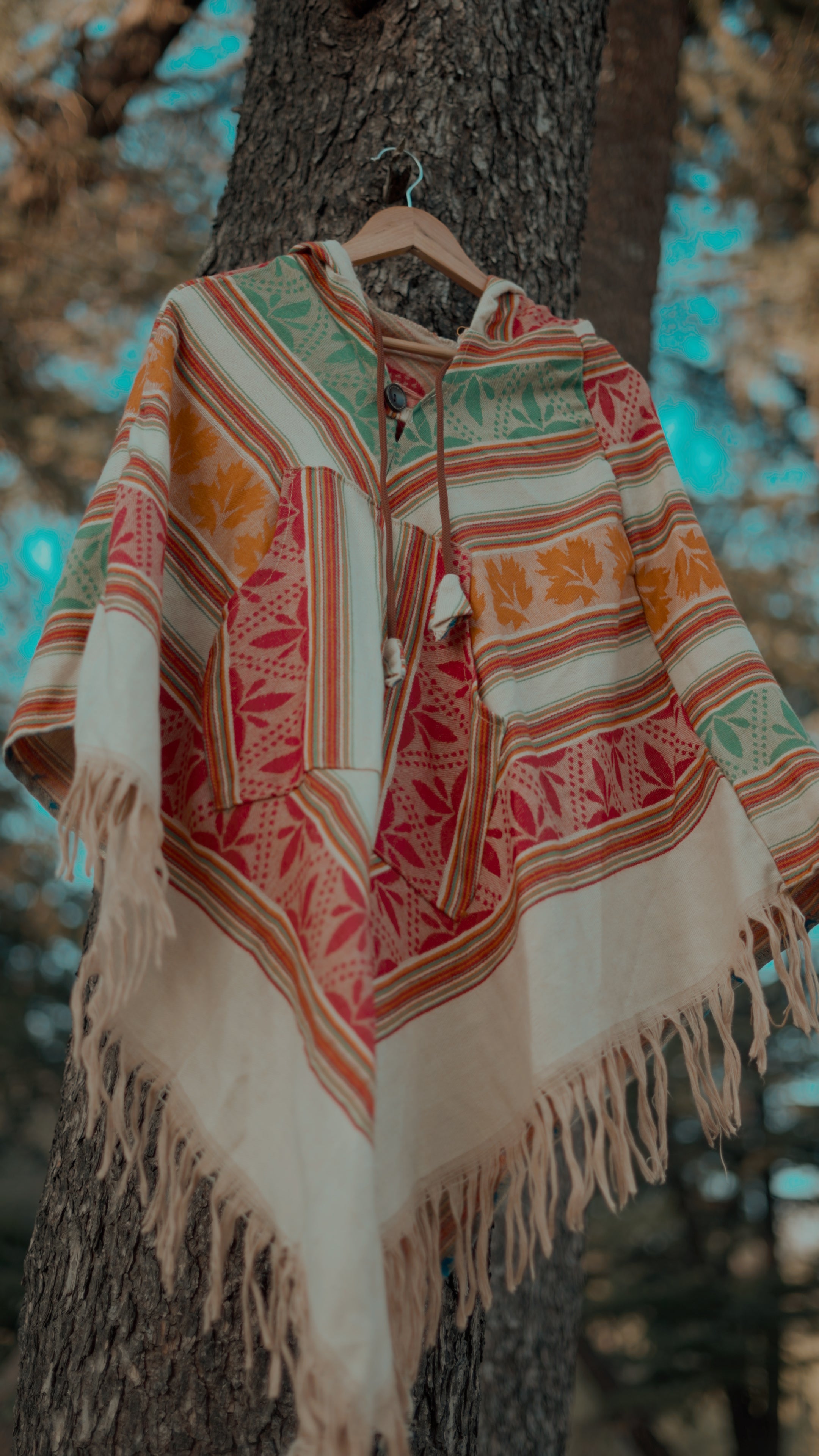 Boho Voyager Glimpse Of Spring Poncho