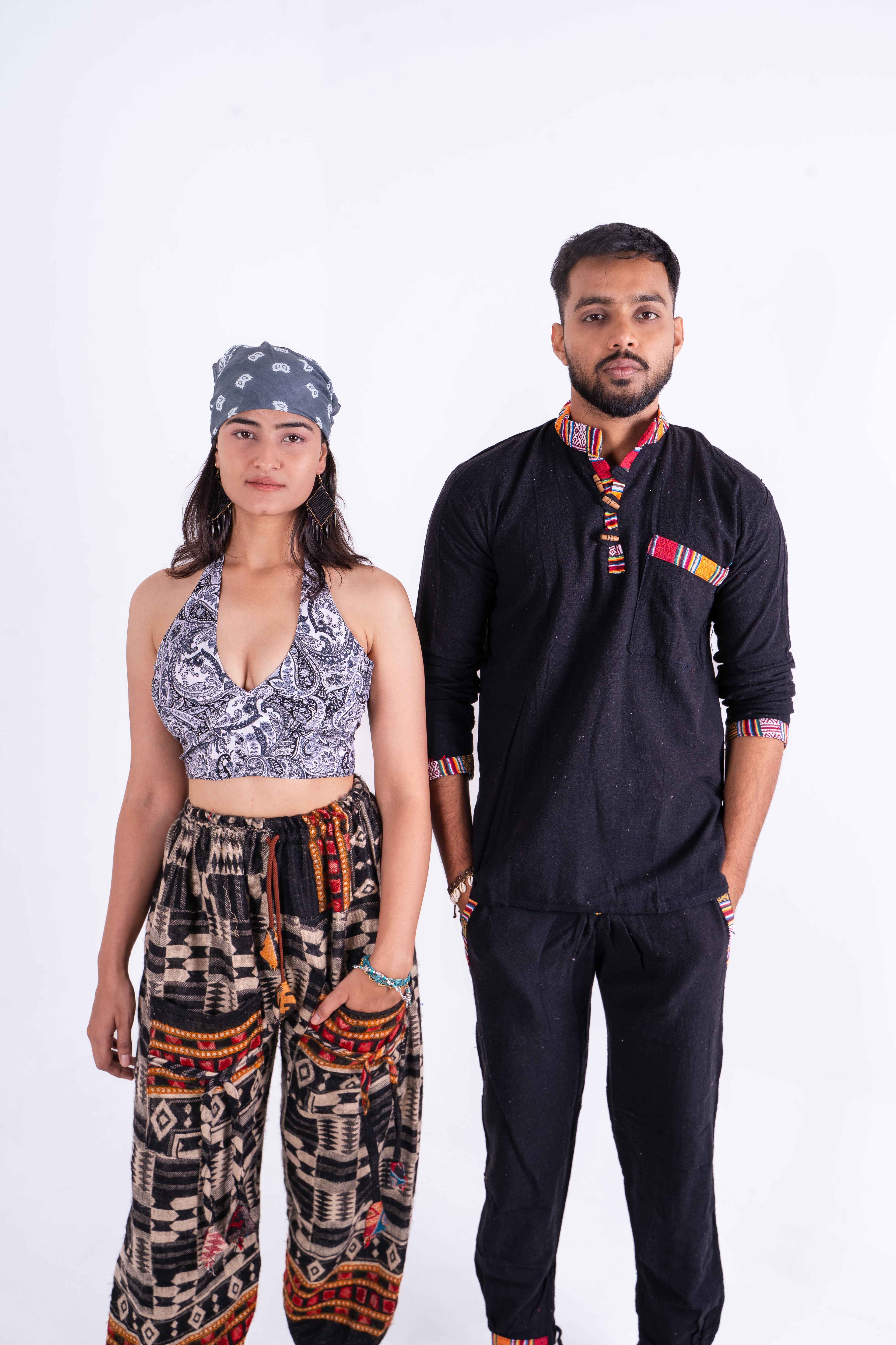 Maroon Bhutani Cotton Kurta with Matching Pants | Comfortable Ethnic Wear