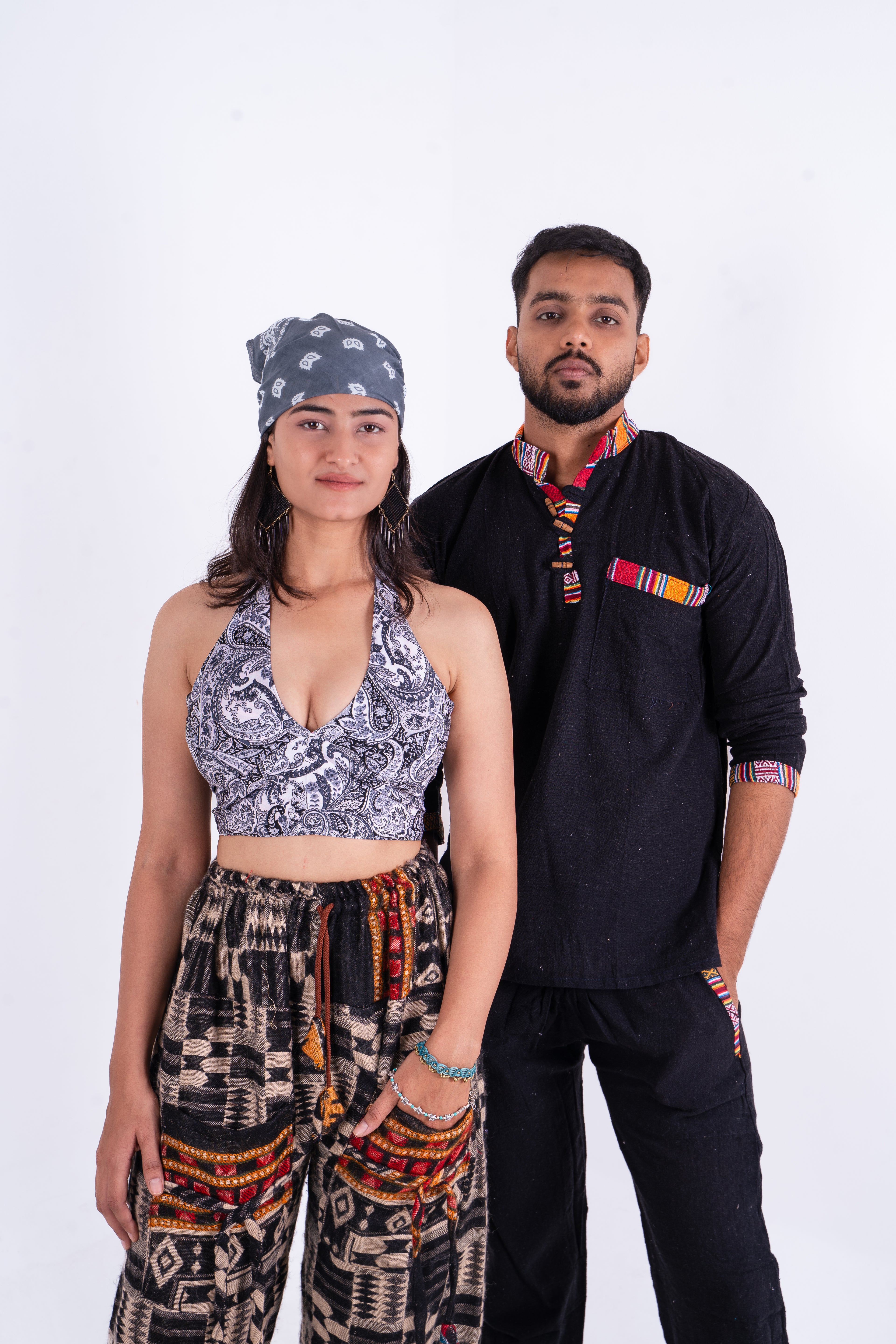 Maroon Bhutani Cotton Kurta with Matching Pants | Comfortable Ethnic Wear