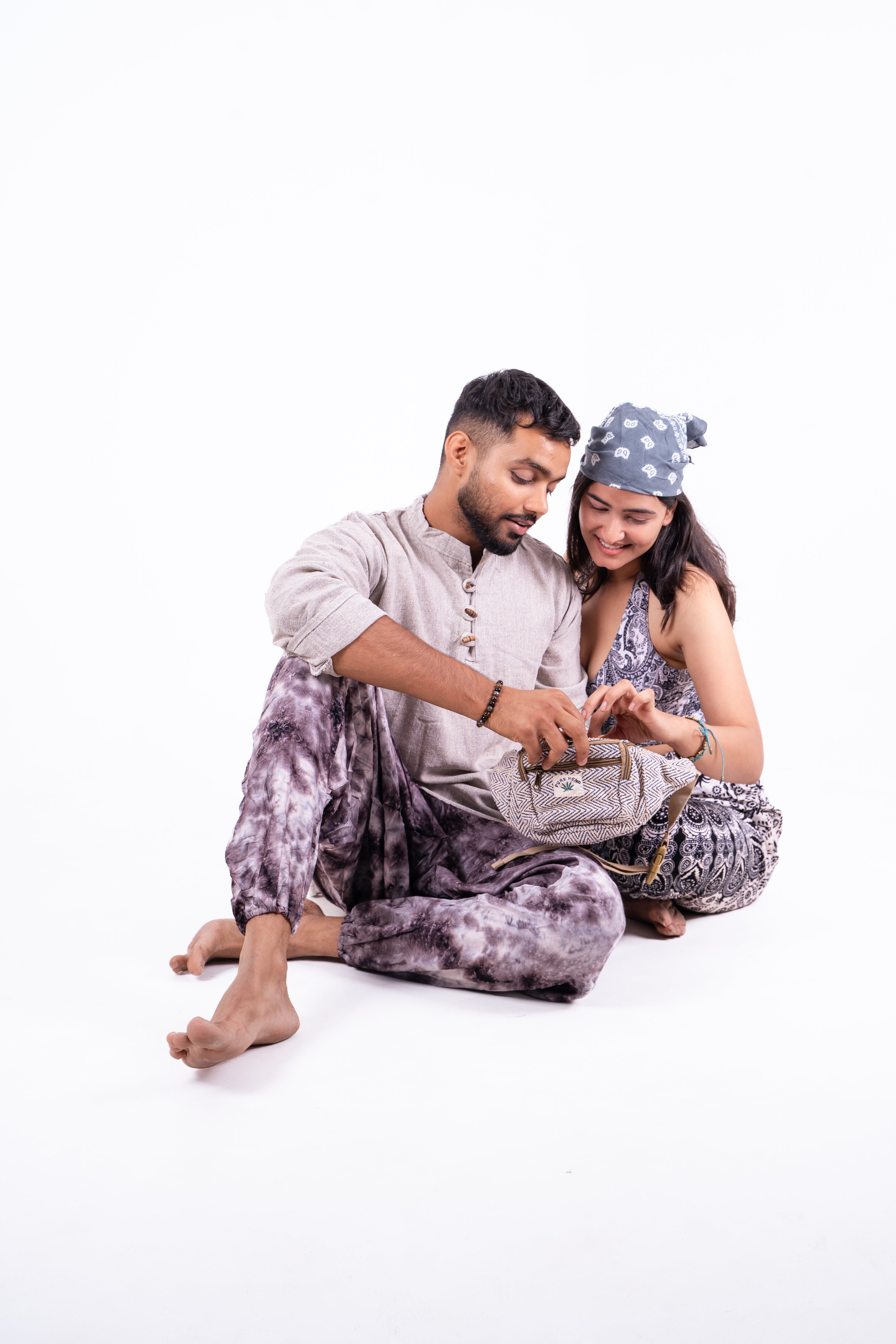 Men’s Off-White Cotton Kurta | Ethnic Casual Wear | Yoga & Meditation Outfit