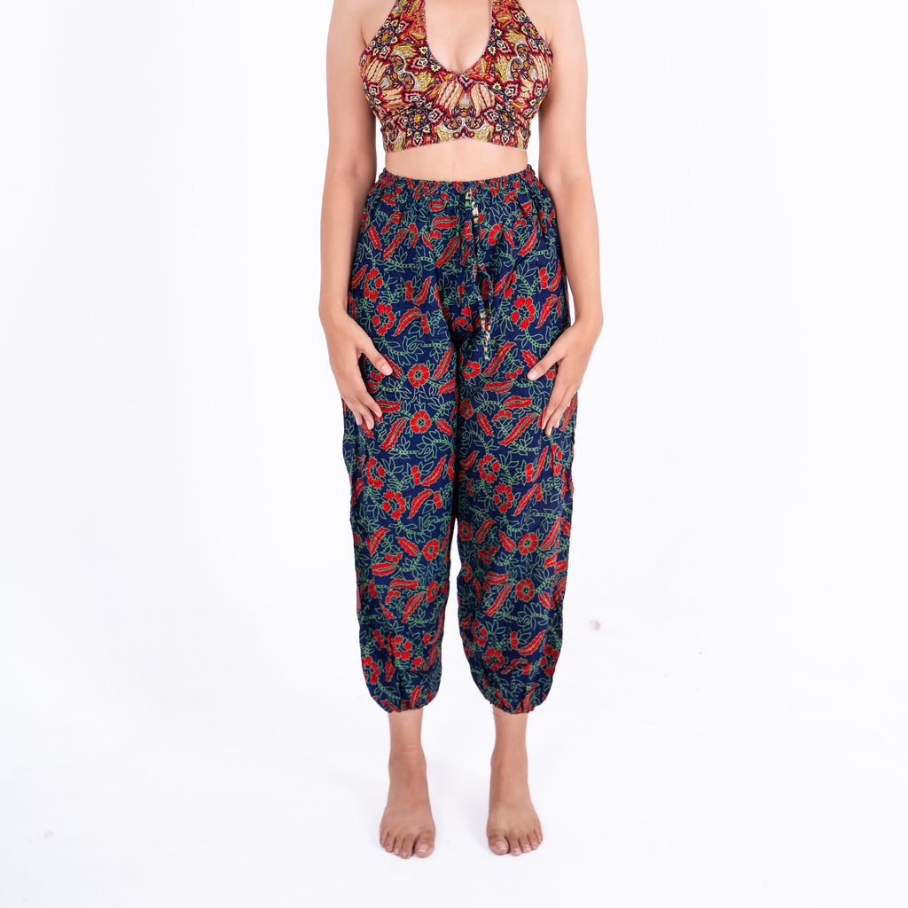 Paisley Print Pants