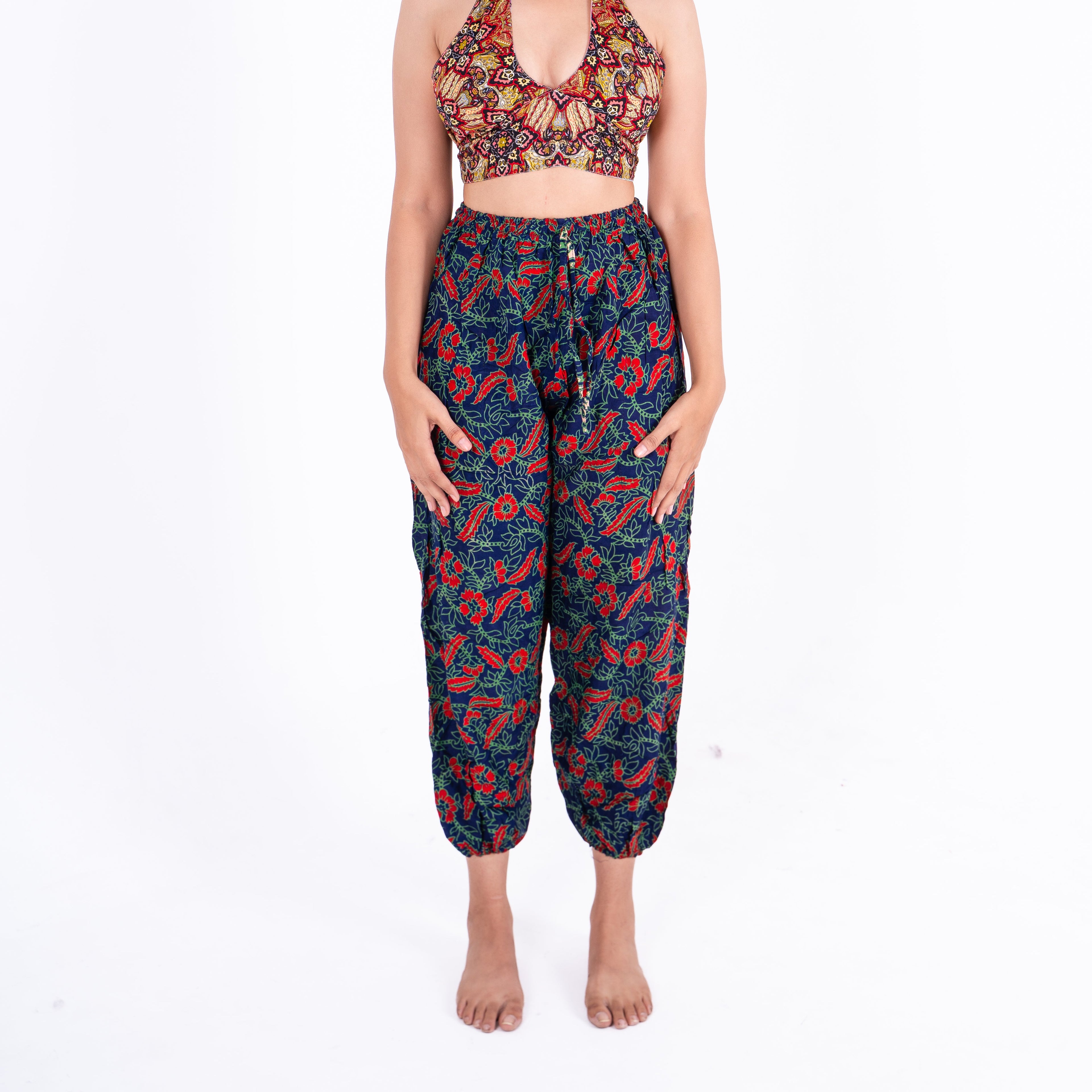 Paisley Print Pants