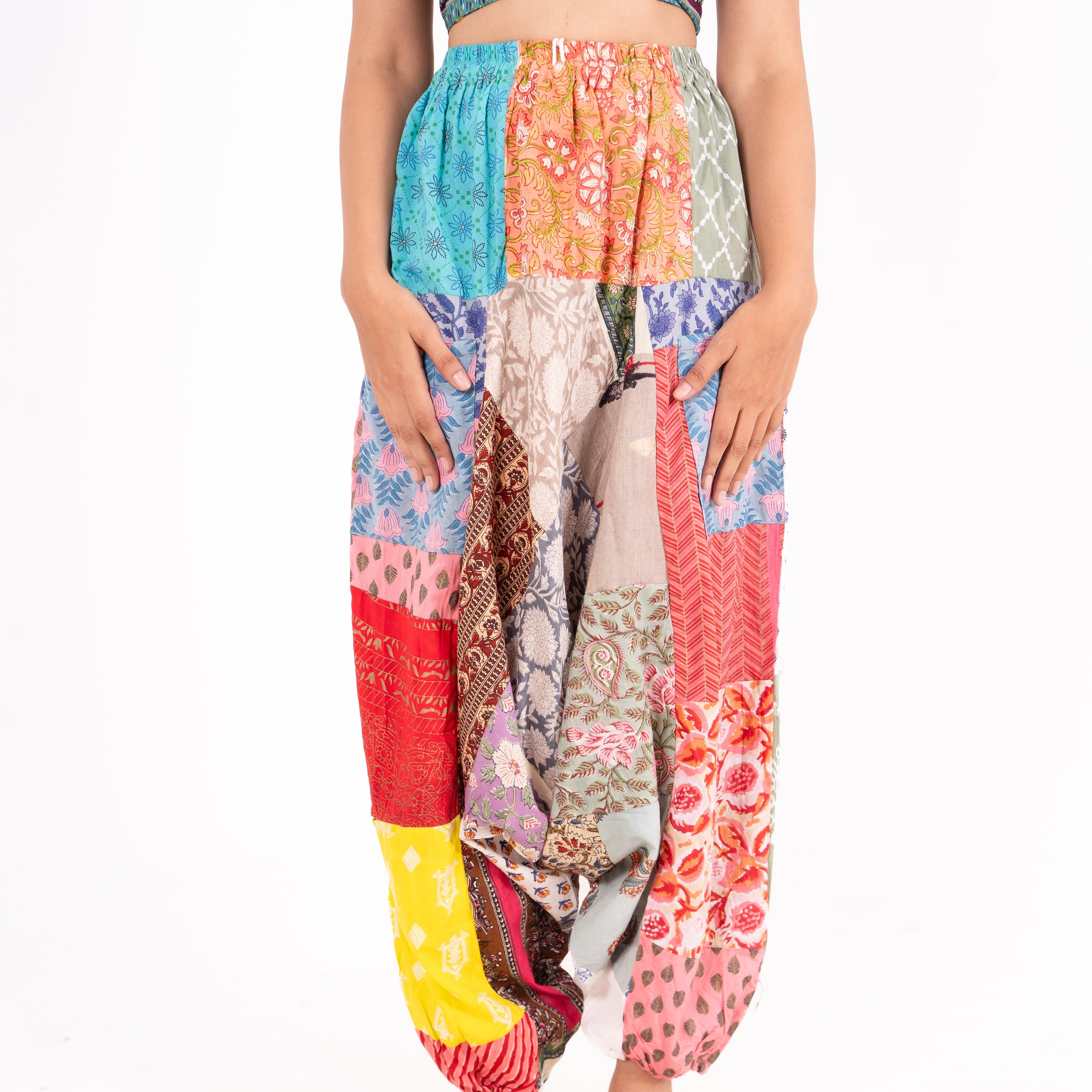 Boho Unisex Patchwork Pant