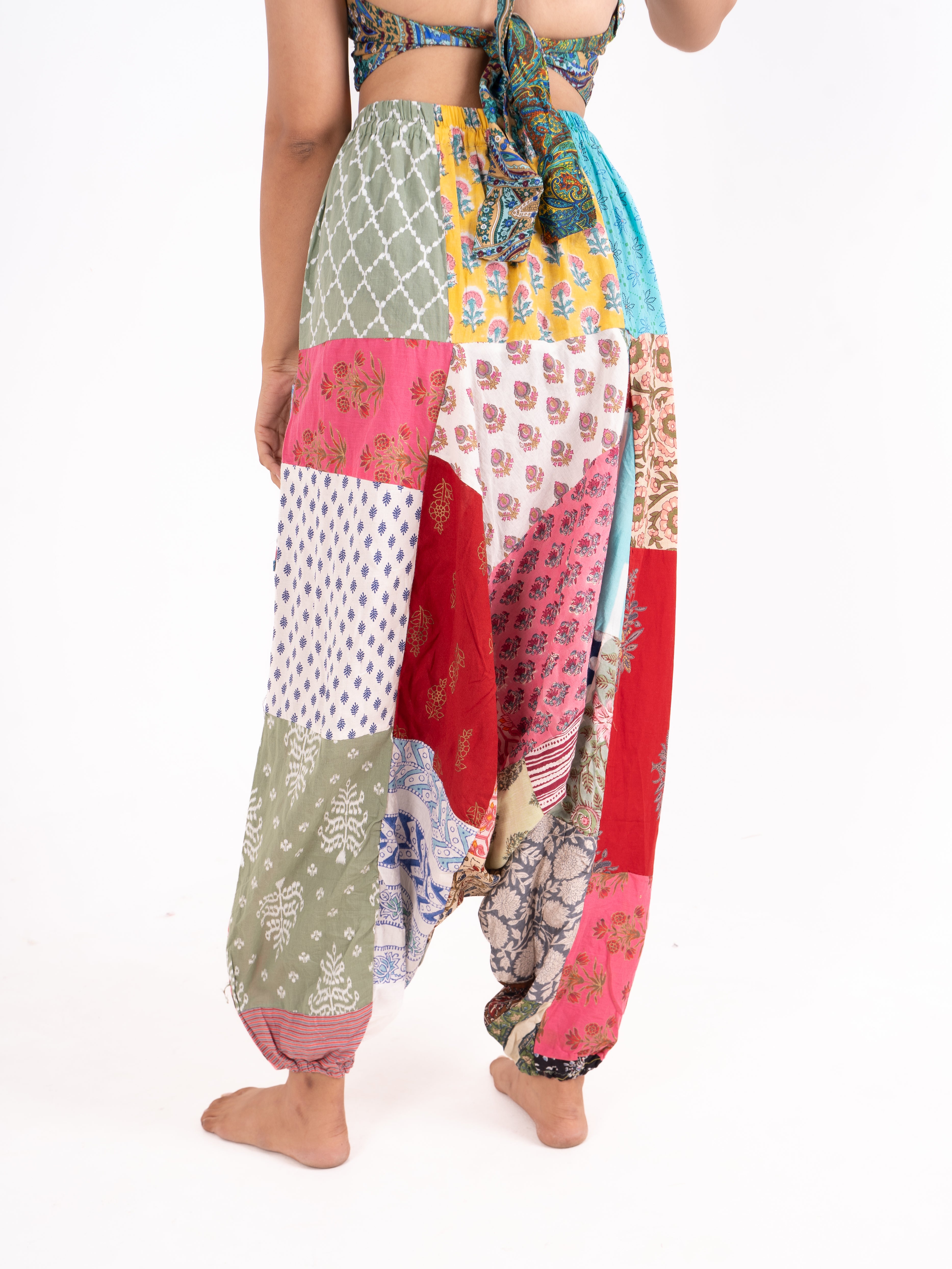 Boho Unisex Patchwork Pant
