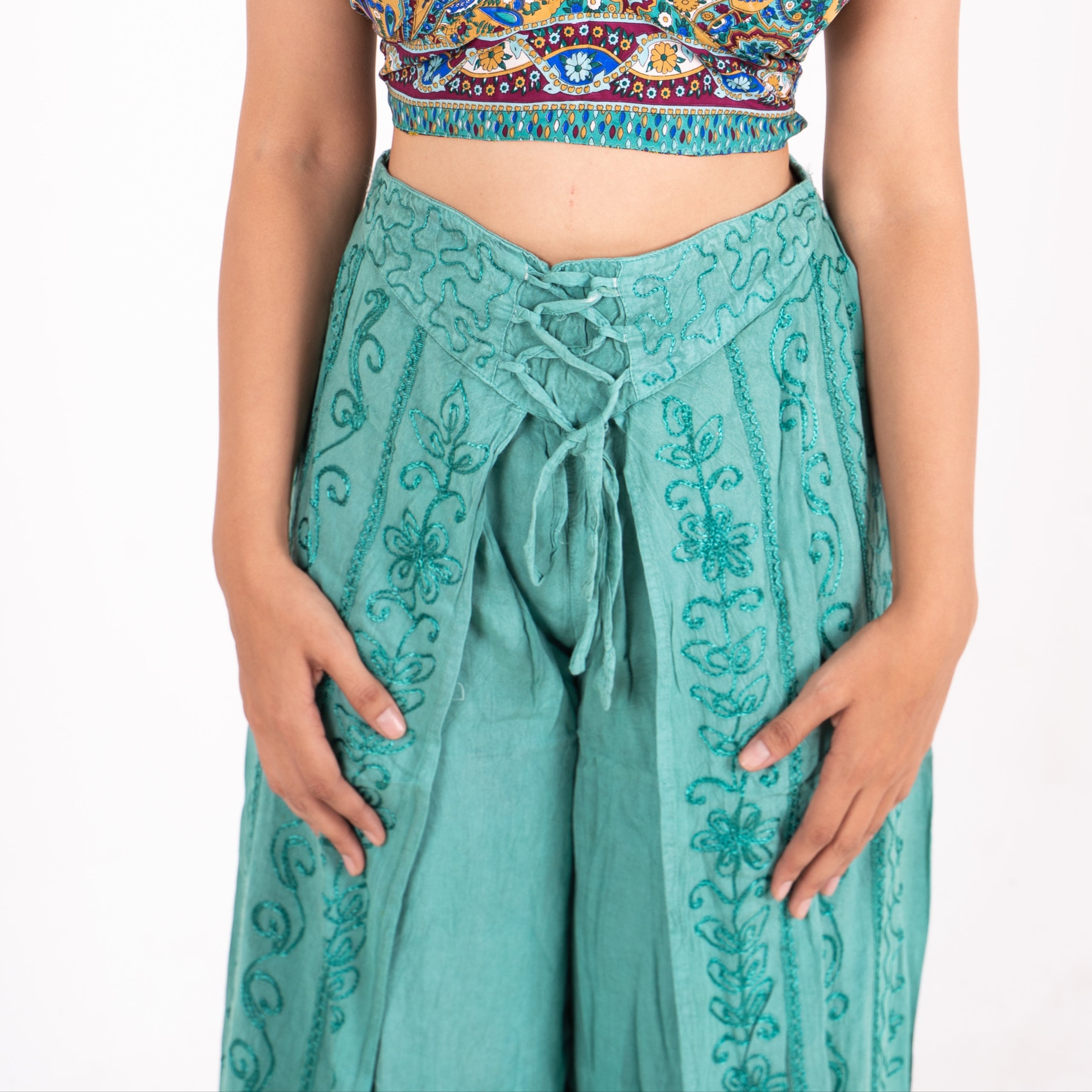 Boho Open Slit Pants