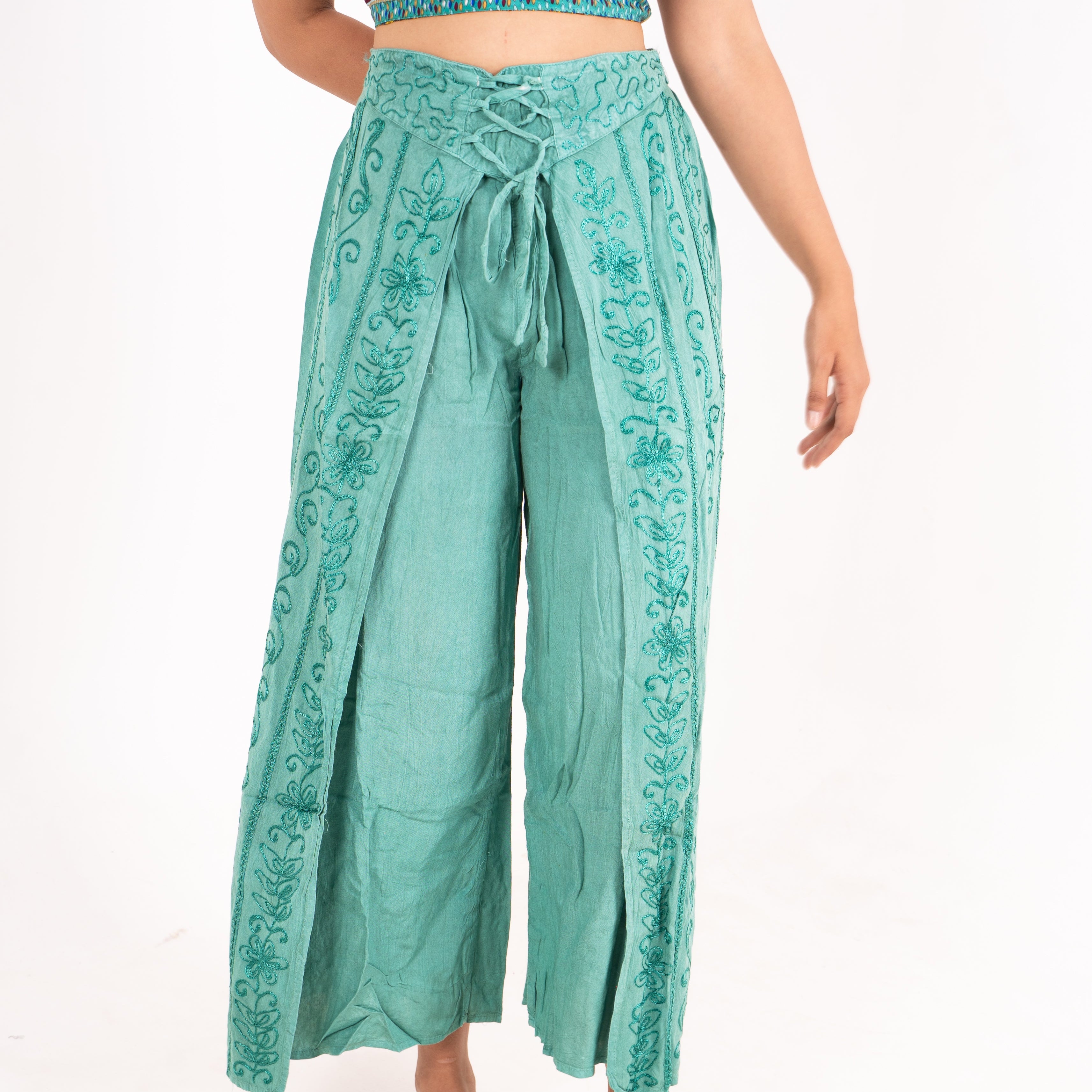 Boho Open Slit Pants