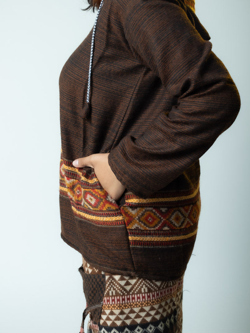 Mountain Stitch- Kullu Jacket(Brown)