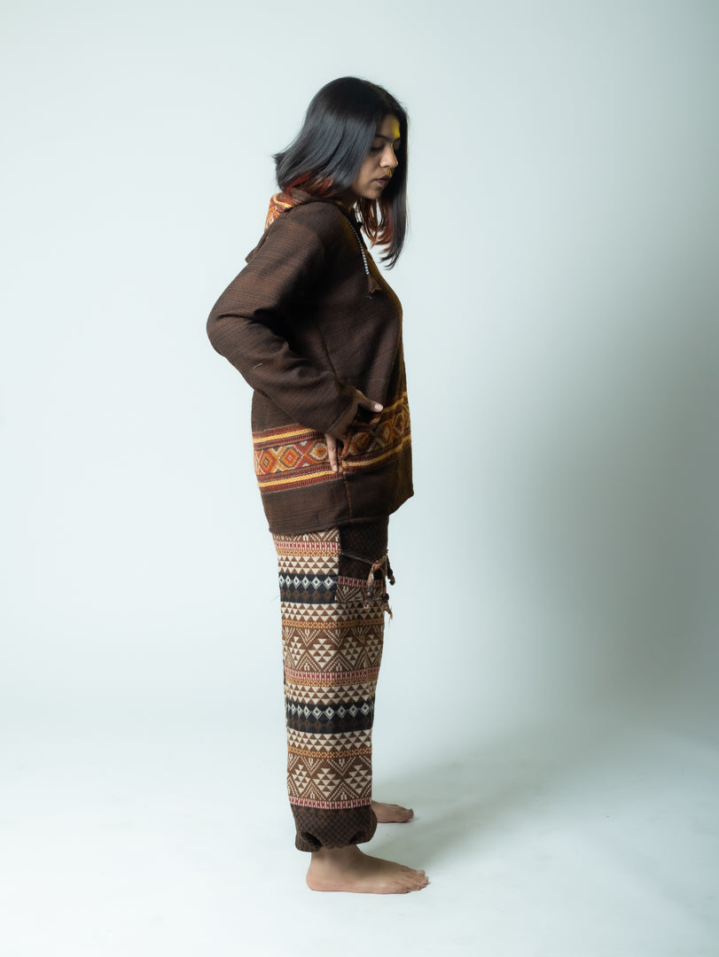 Mountain Stitch- Kullu Jacket(Brown)