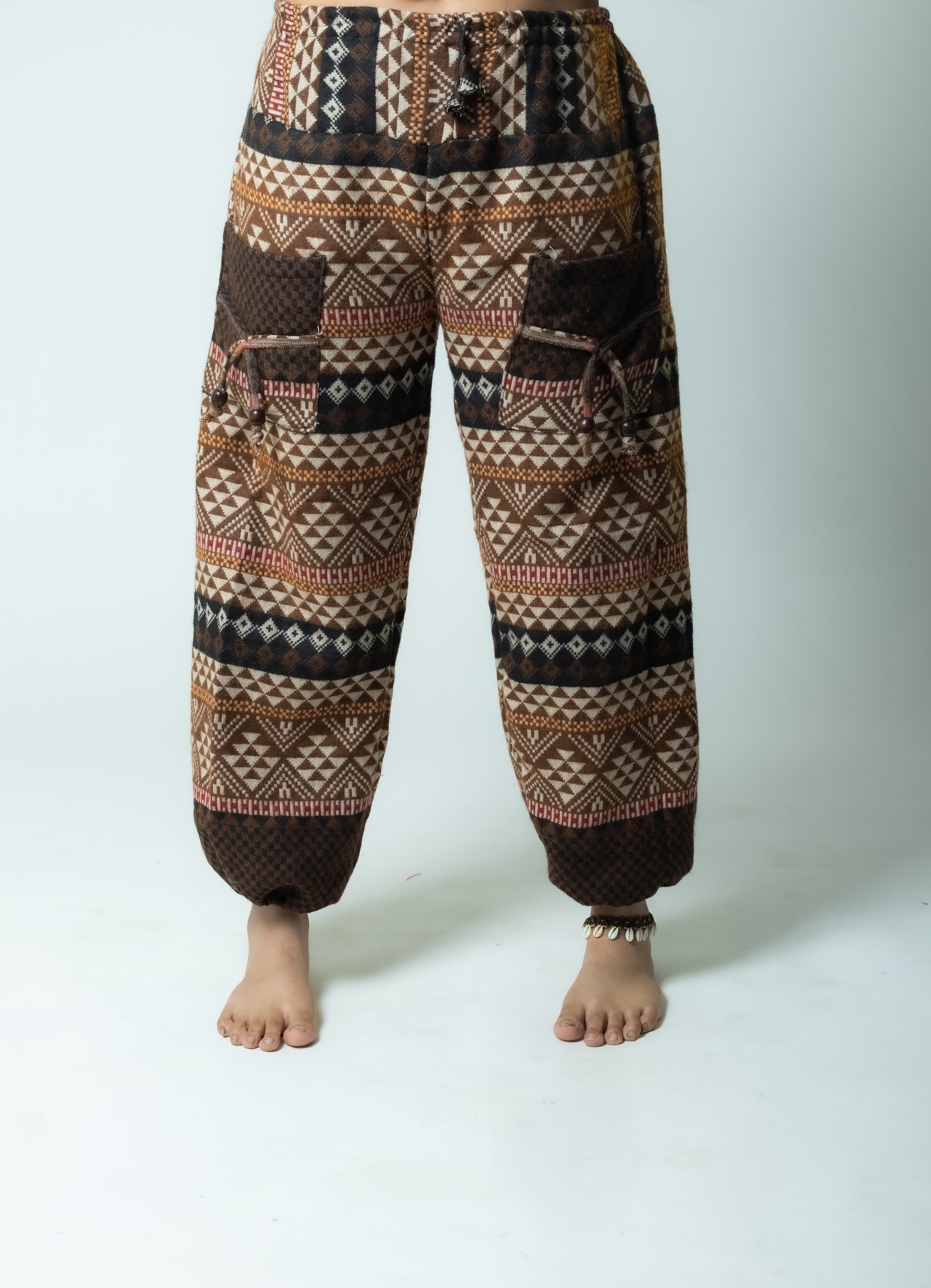 Tribe walk- Ikhat Nathan Pants(Brown)