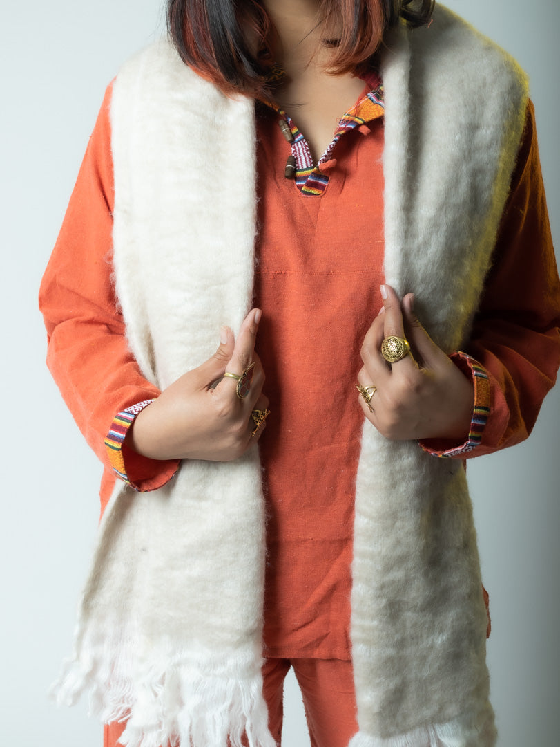 Snow Loom- Woolen Scarf