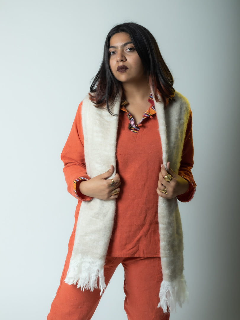 Snow Loom- Woolen Scarf