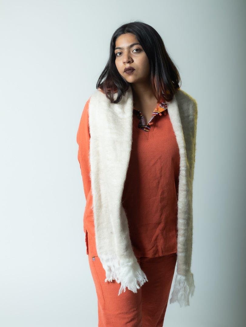 Snow Loom- Woolen Scarf