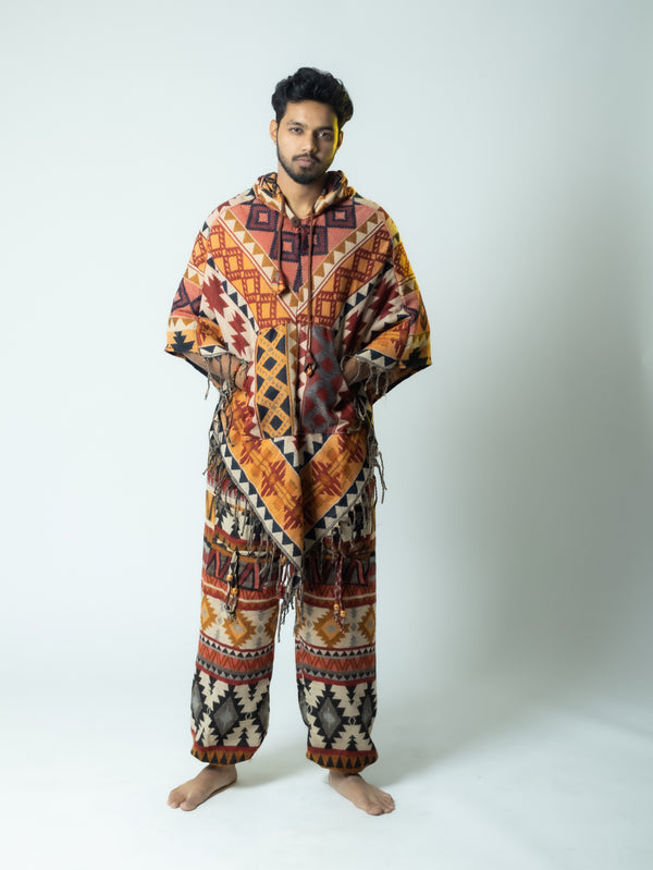Ikat Poncho