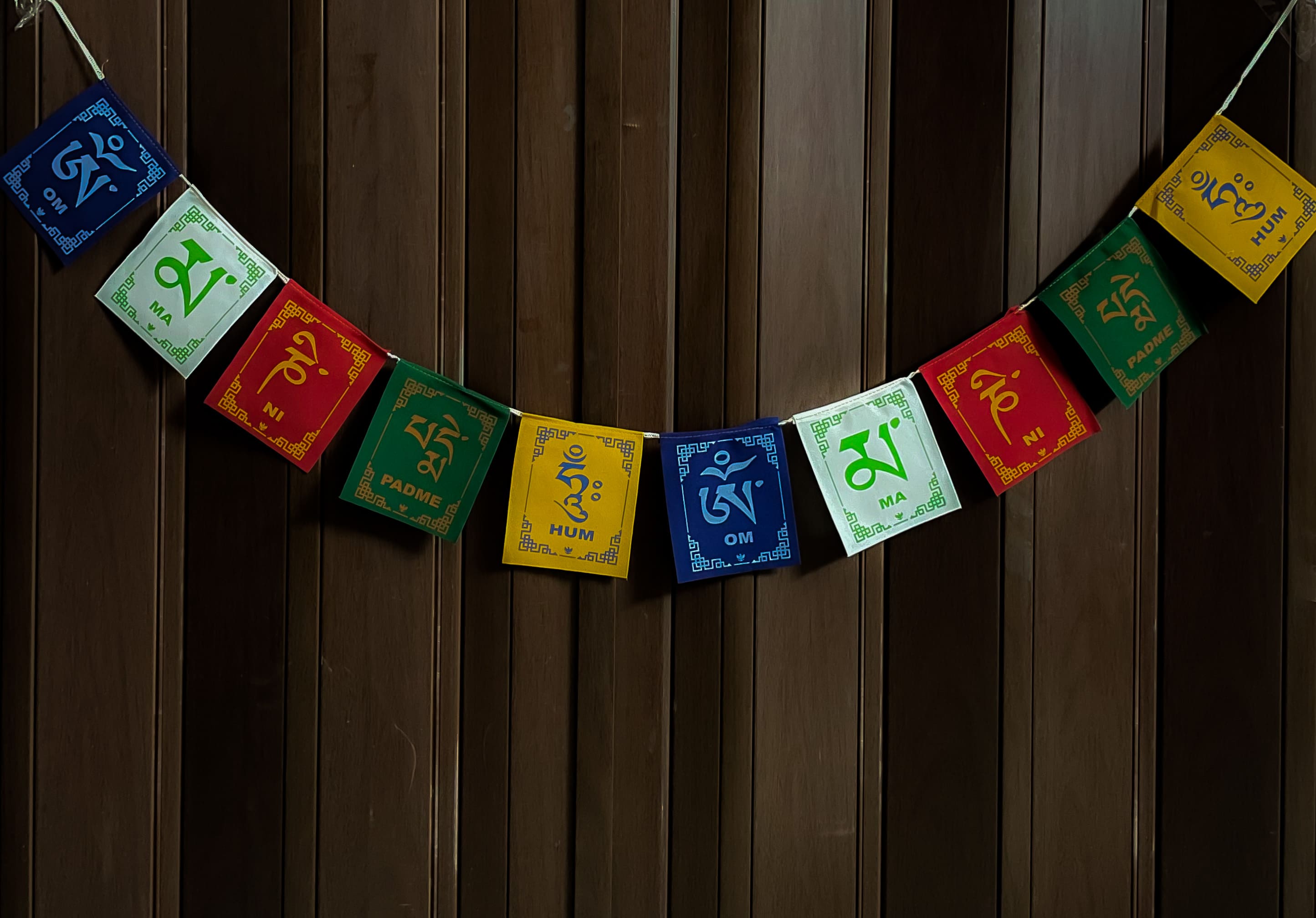 Tibetan Prayer Flags | Spiritual Wall Hanging | Meditation Decor