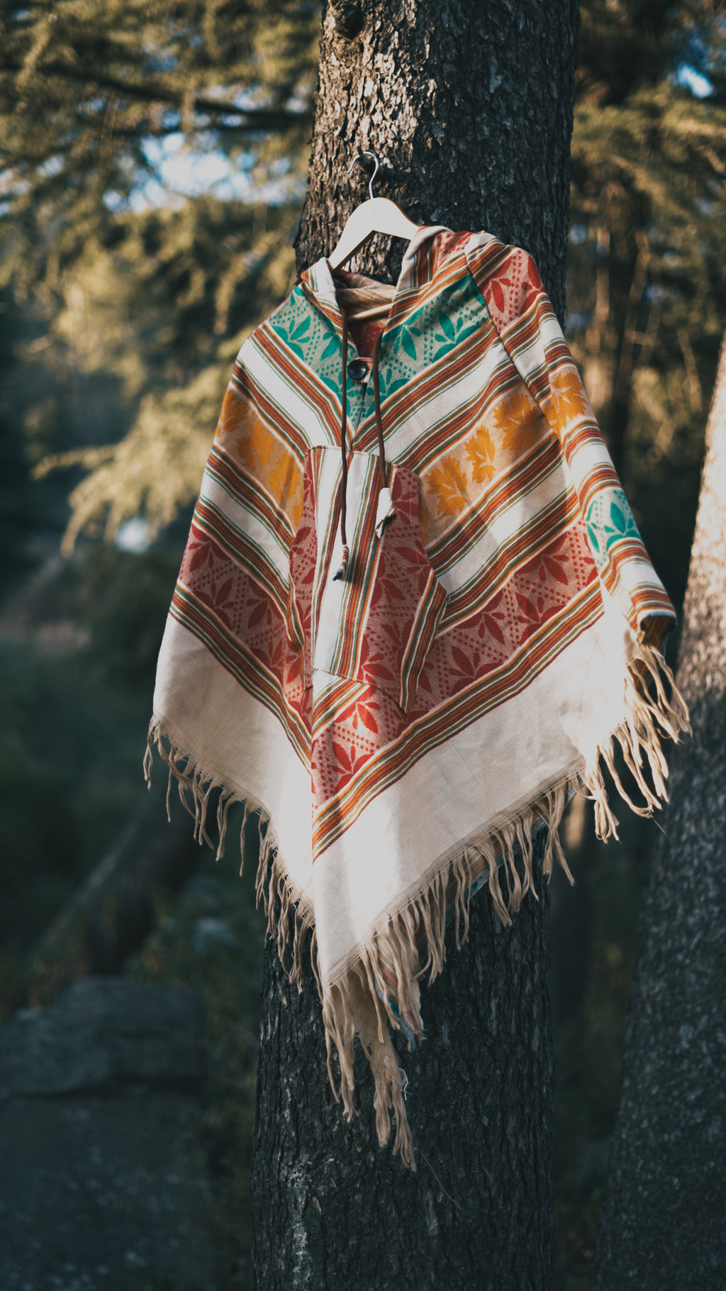 Boho Voyager Glimpse Of Spring Poncho
