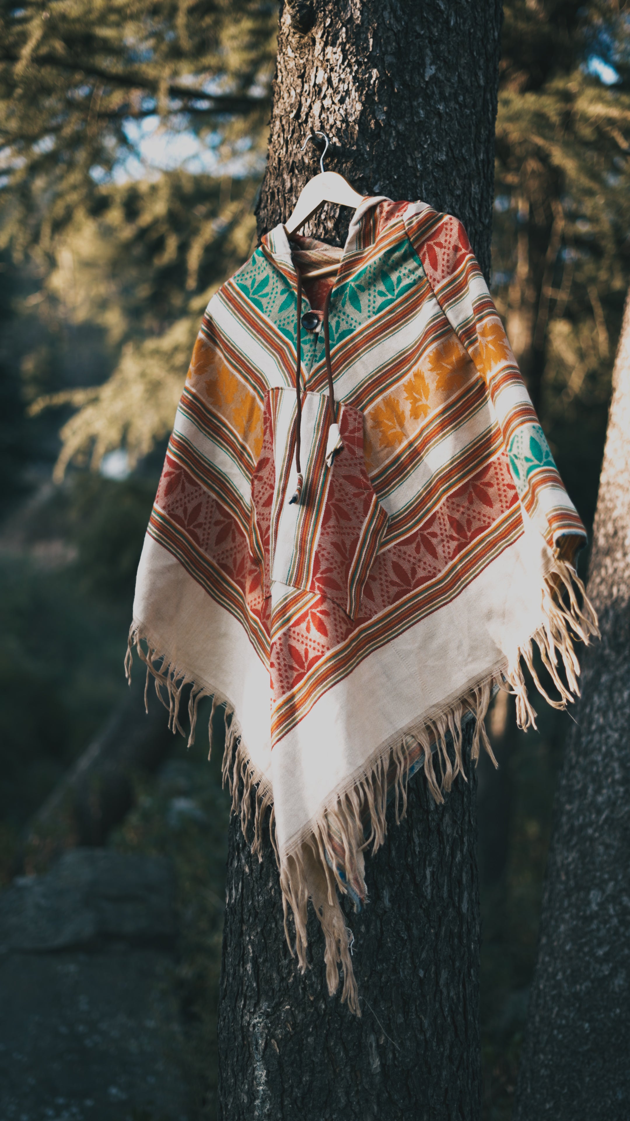 Boho Voyager Glimpse Of Spring Poncho